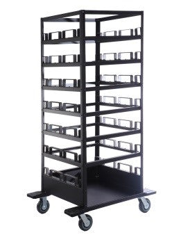 21 Post Storage Cart, H2m x W0.84m x D1.1m Weight 80KG