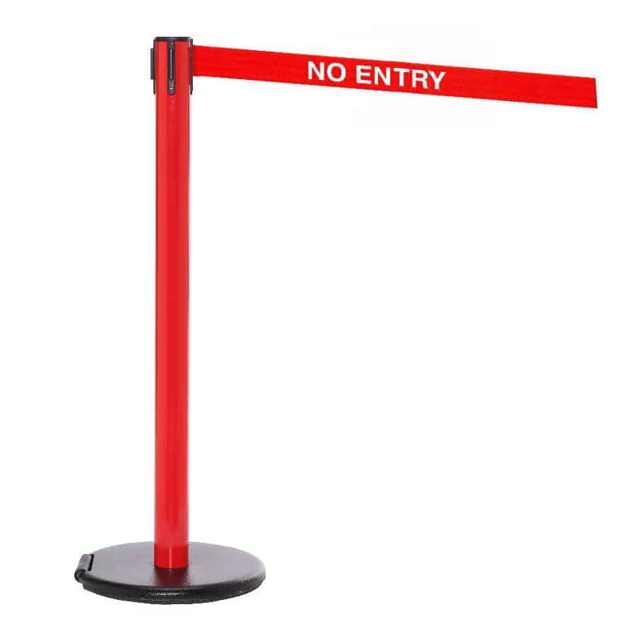 Roller Safety Line Pro 3.4m Free-Standing Retractable Belt Barrier