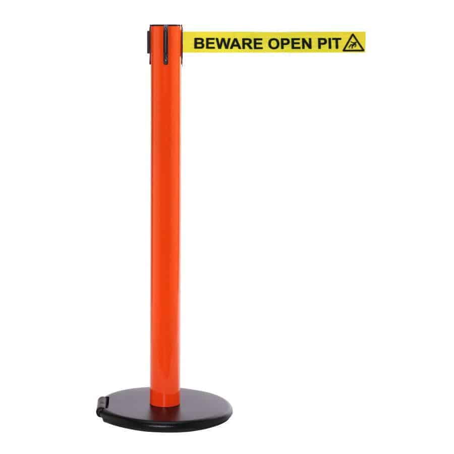Roller Safety Line Pro 3.4m Free-Standing Retractable Belt Barrier