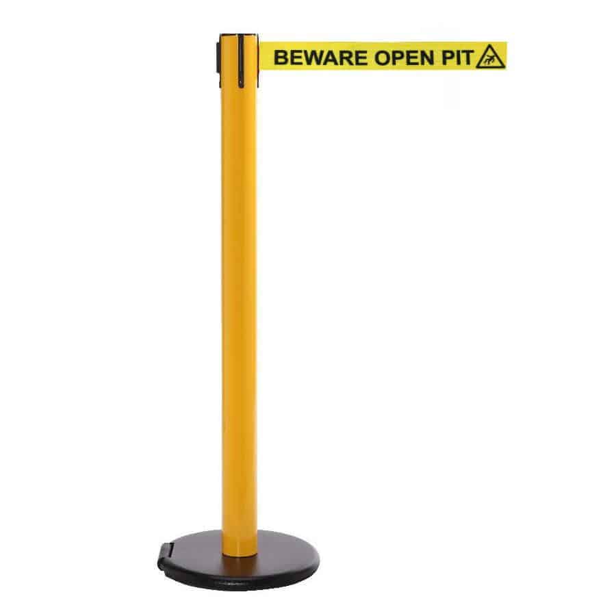 Roller Safety Line Pro 3.4m Free-Standing Retractable Belt Barrier
