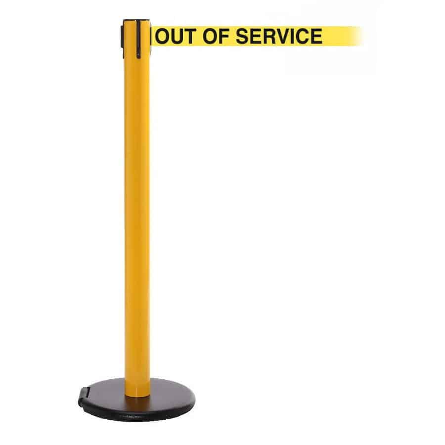 Roller Safety Line Pro 3.4m Free-Standing Retractable Belt Barrier