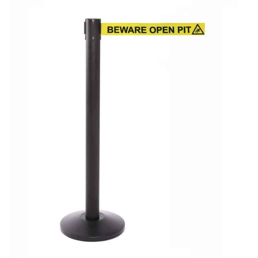 Guideline Pro 3.4m Free-Standing Retractable Belt Barrier