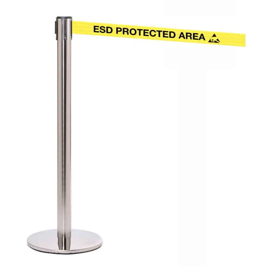 Guideline Pro 3.4m Free-Standing Retractable Belt Barrier
