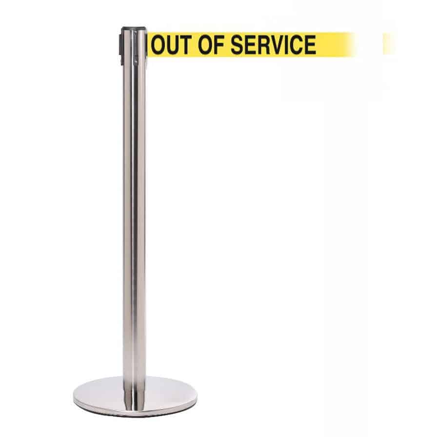 Guideline Pro 3.4m Free-Standing Retractable Belt Barrier