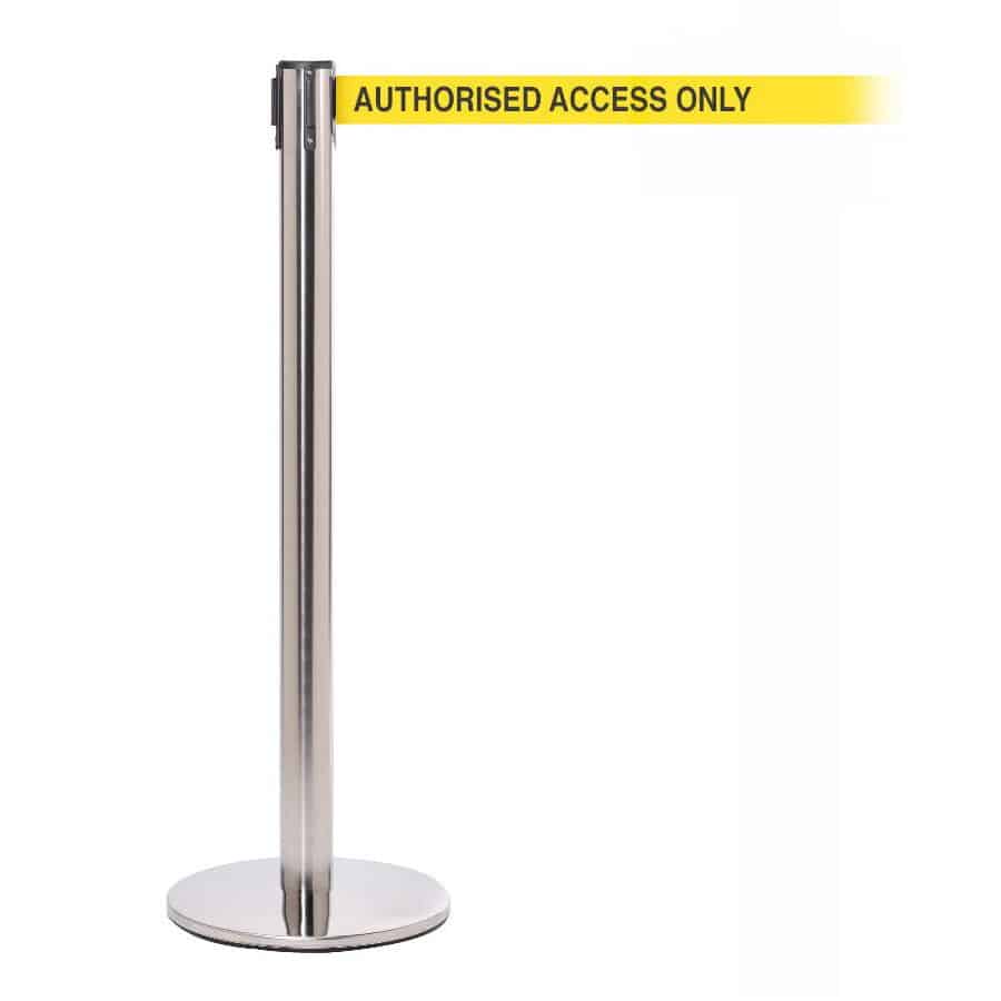 Guideline Pro 3.4m Free-Standing Retractable Belt Barrier