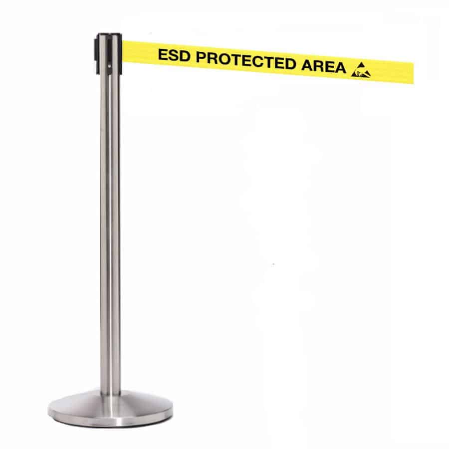 Guideline Pro 3.4m Free-Standing Retractable Belt Barrier