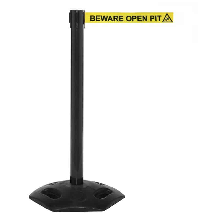 WeatherLine 3.4m Free-Standing Retractable Belt Barrier