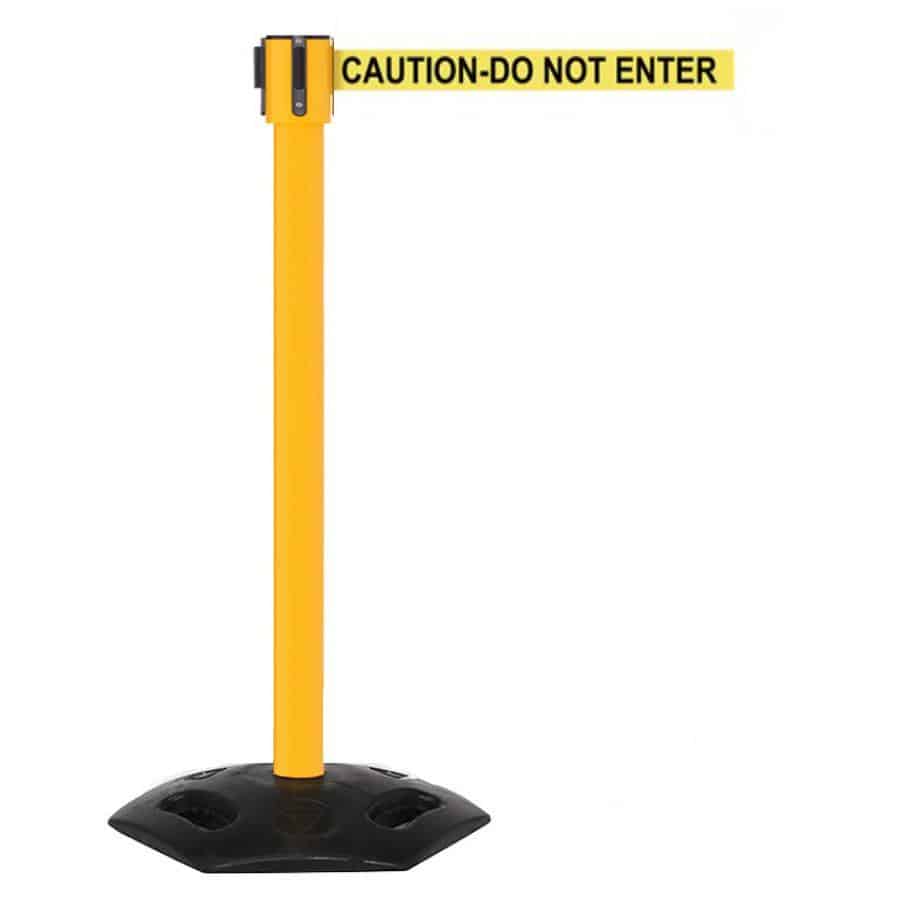WeatherLine 3.4m Free-Standing Retractable Belt Barrier