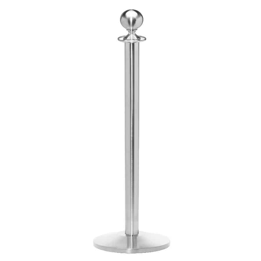 VIP RopeLine Free-Standing Traditional Rope Barrier With Ball-Top Post