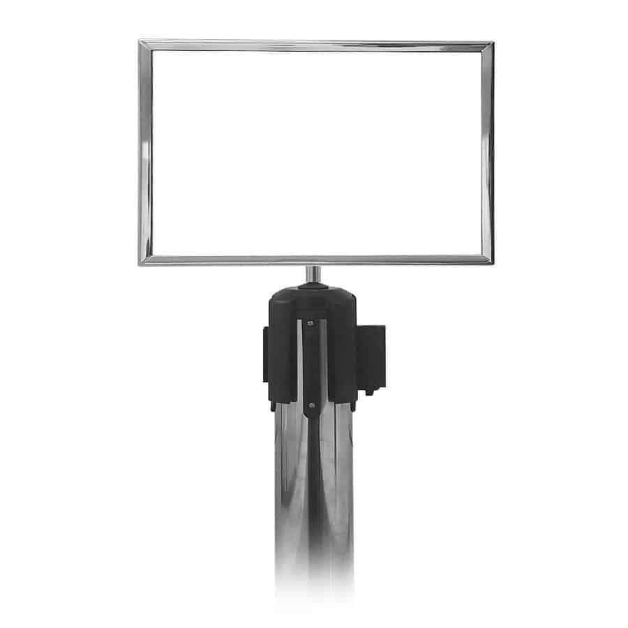 Queue Barrier - Sign Holder