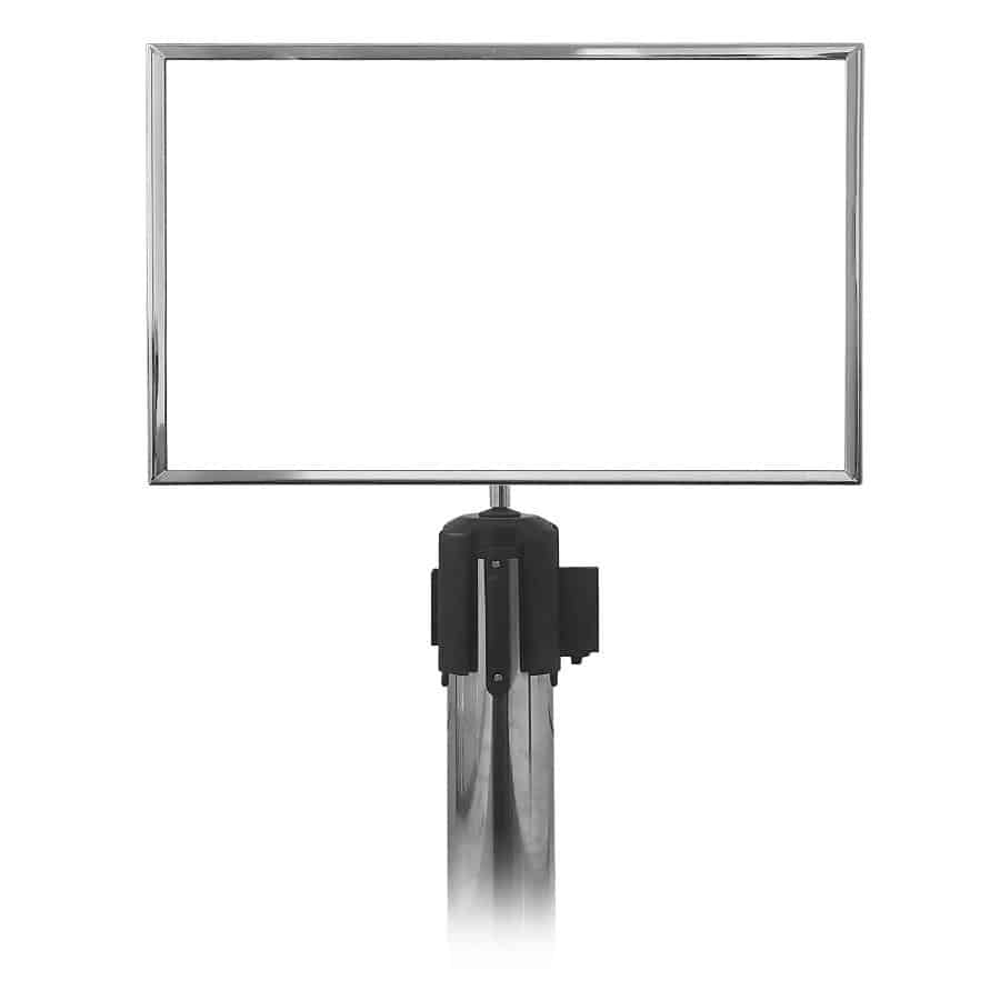 Queue Barrier - Sign Holder