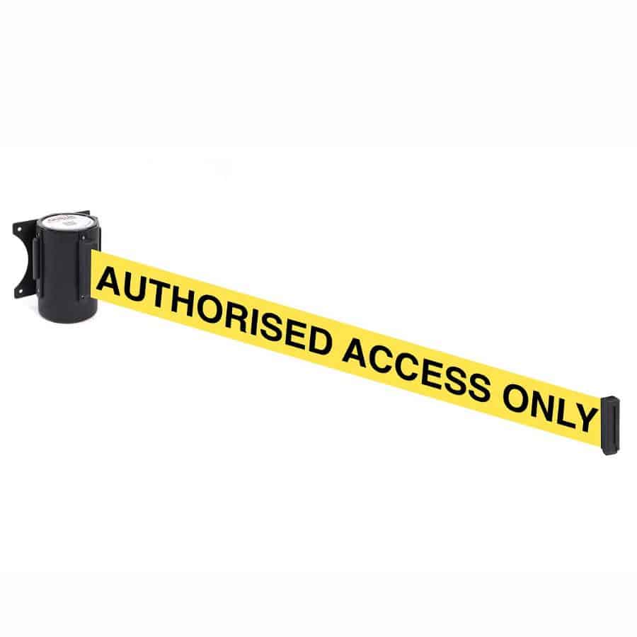 Wall-Line 3m Suction-Mounted Retractable Belt Barrier
