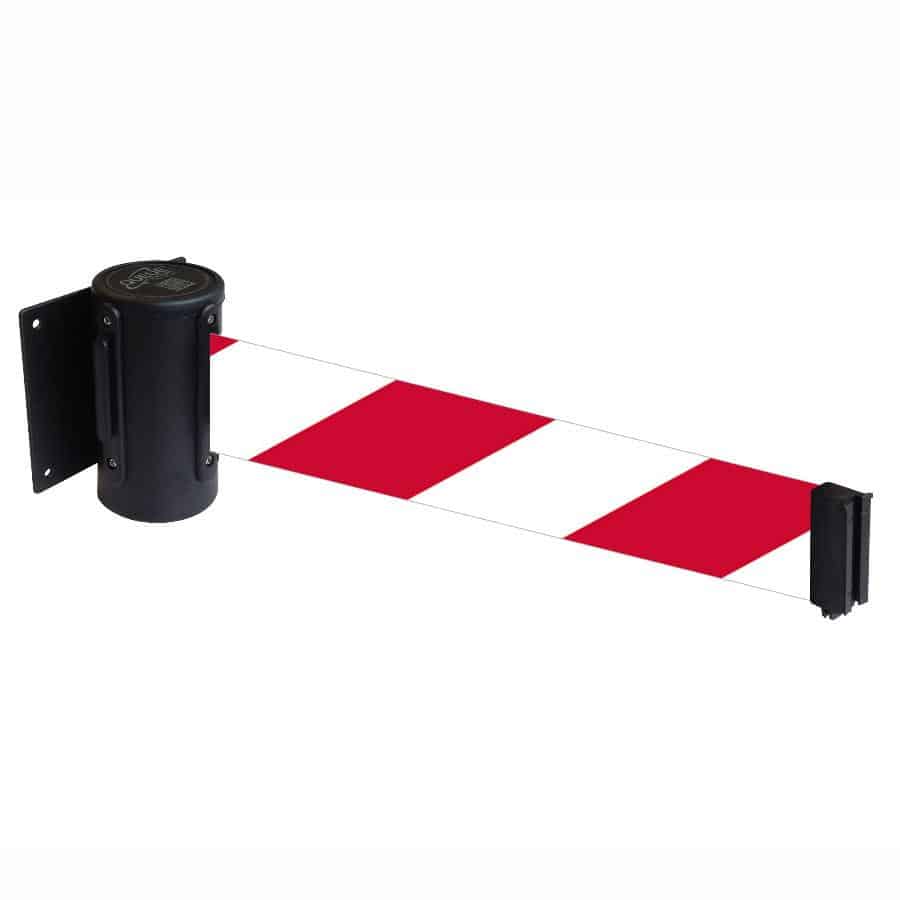 Wall-Line 4.6m Removable Plate-Mounted Retractable Belt Barrier