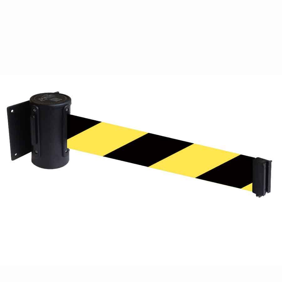 Wall-Line 4.6m Removable Plate-Mounted Retractable Belt Barrier