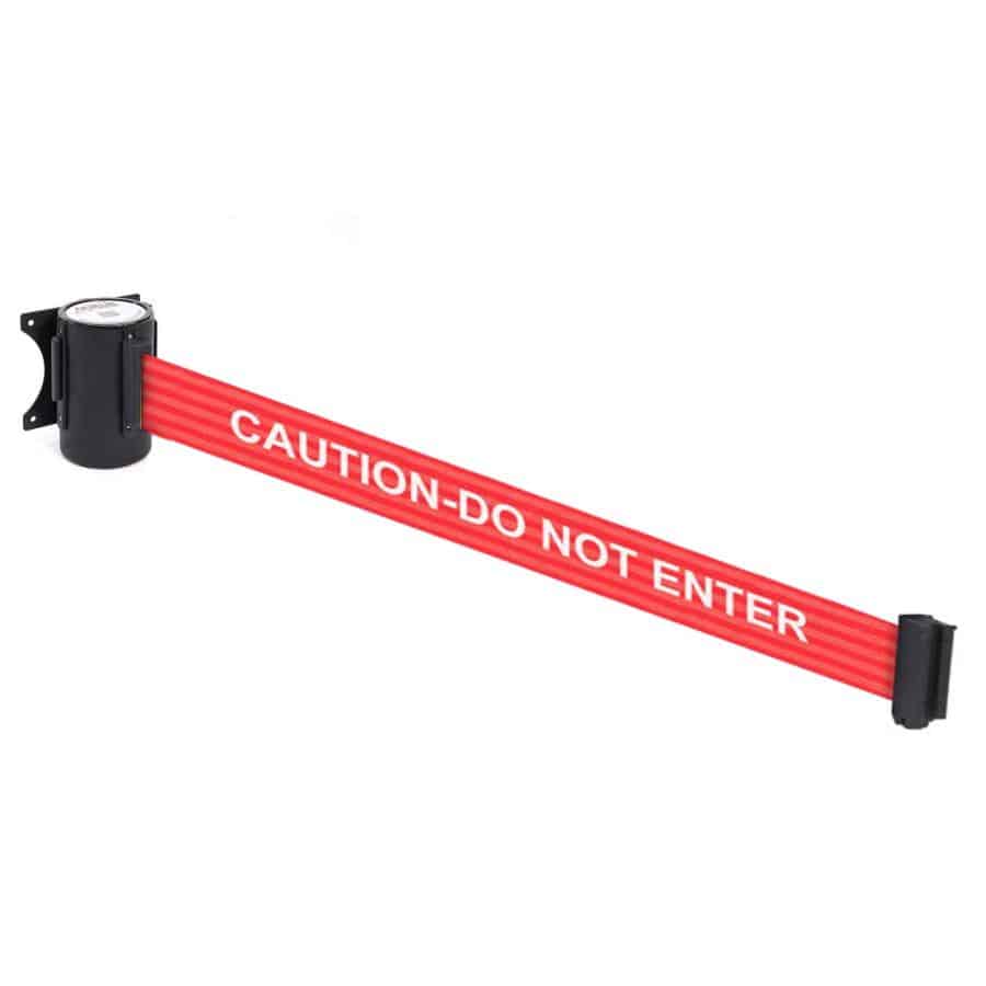 Wall-Line 4.6m Removable Plate-Mounted Retractable Belt Barrier
