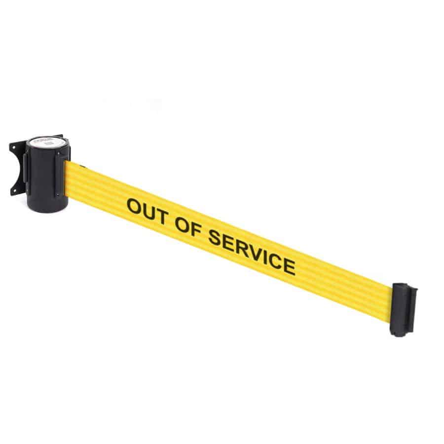 Wall-Line 4.6m Clamp-Mounted Retractable Belt Barrier