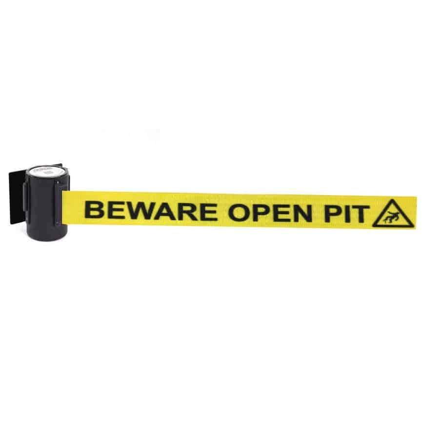 Wall-Line 4.6m Clamp-Mounted Retractable Belt Barrier