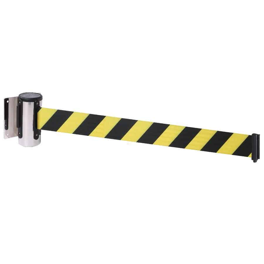 Wall-Line 4.6m Clamp-Mounted Retractable Belt Barrier