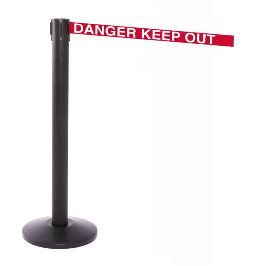 Guideline Pro Extra 4.9m Free-Standing Retractable Belt Barrier