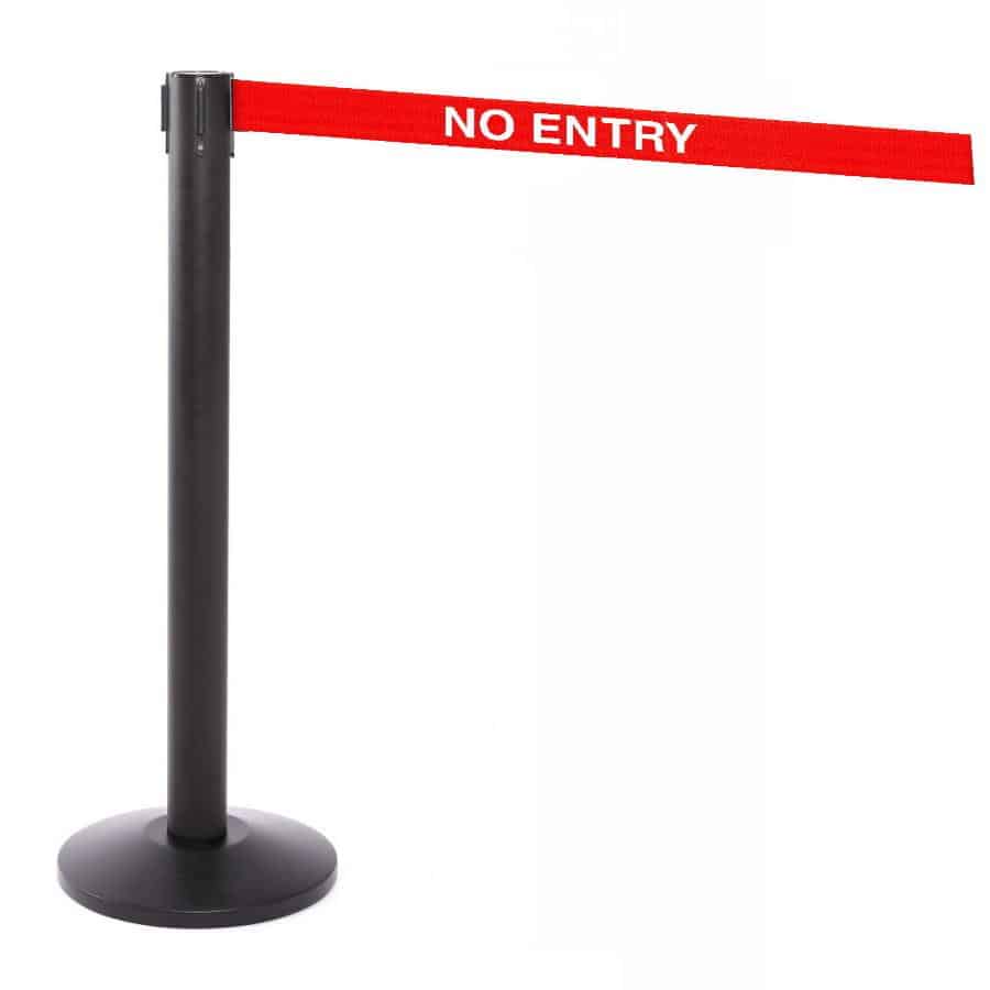 Guideline Pro Extra 4.9m Free-Standing Retractable Belt Barrier