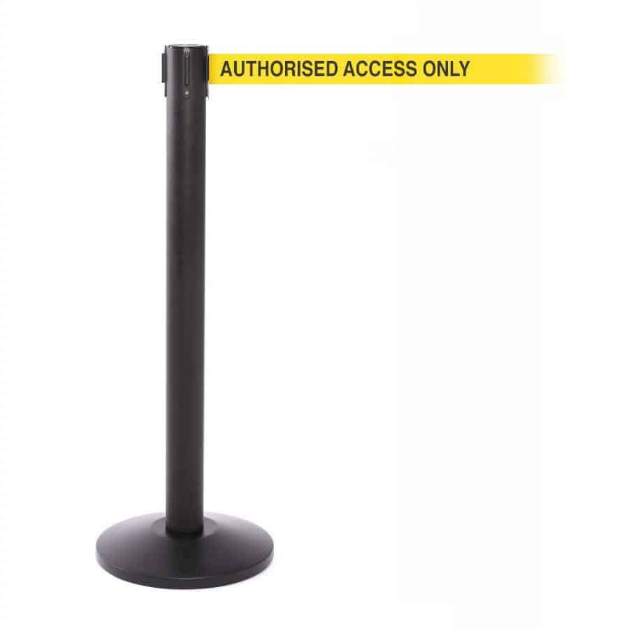 Guideline Pro Extra 4.9m Free-Standing Retractable Belt Barrier