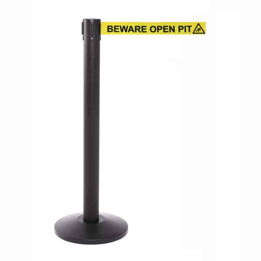 Guideline Pro Extra 4.9m Free-Standing Retractable Belt Barrier