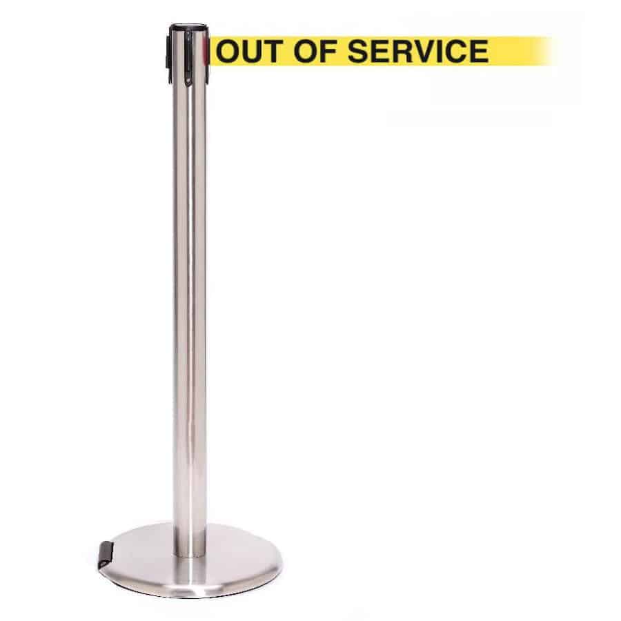 Guideline Roller Pro Free-Standing Retractable Belt Barrier