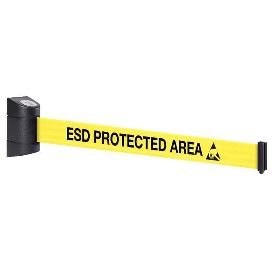 Wall-Line Pro Extra 7.6m Magnetic-Mounted Retractable Belt Barrier
